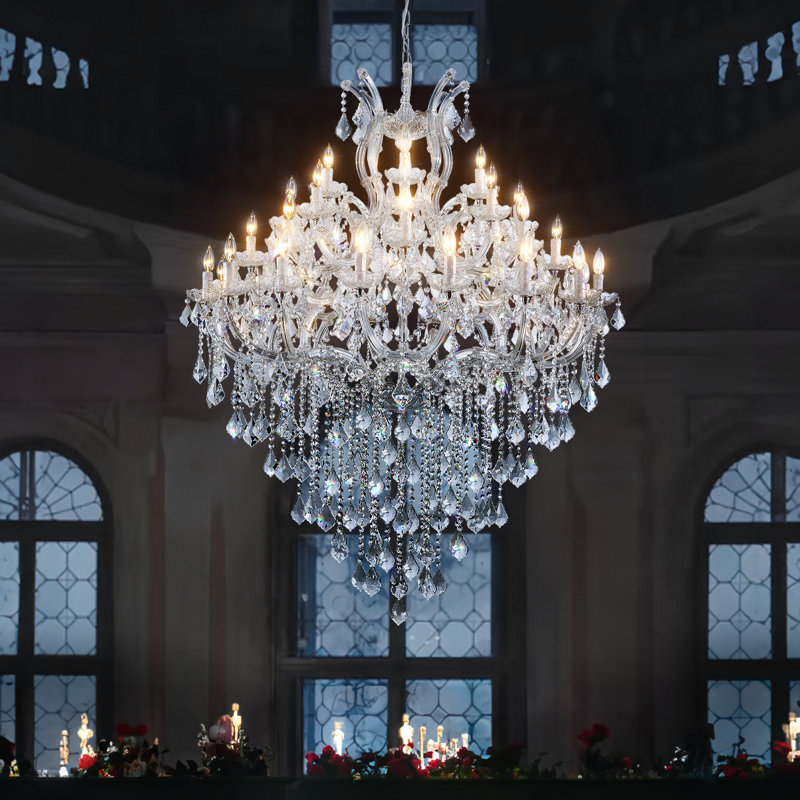 angel chandelier シャンデリア Rosdorf Park Laiya 36 - Light Dimmable Chandelier & Reviews | Wayfair